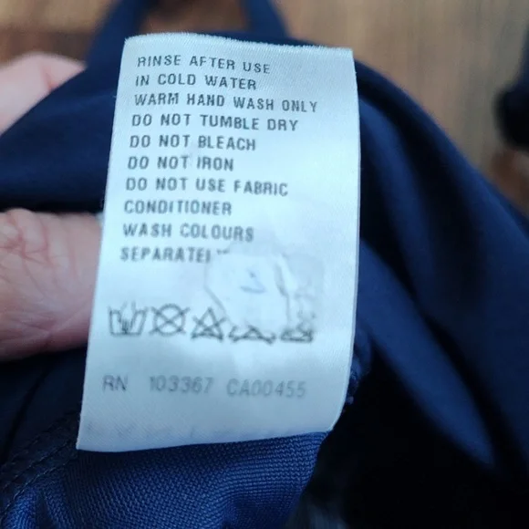 Fantasie Ink San Remo Plunge, Navy Blue One Piece Tankini Top Only 36I - Picture 6 of 7